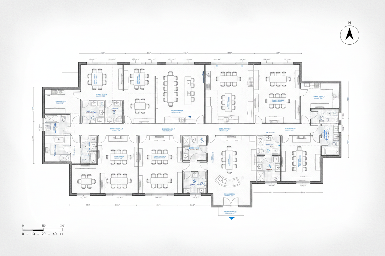 Commercial LiDAR Floor Plan