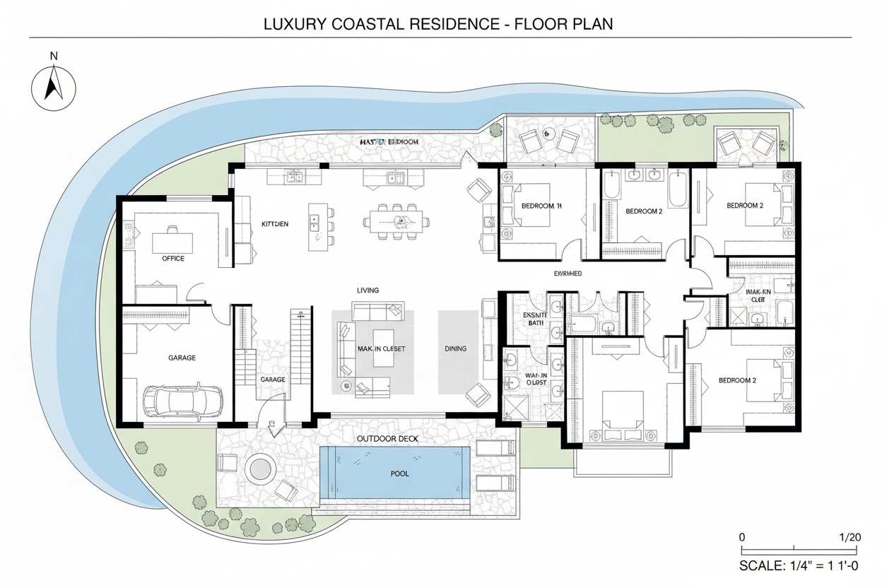 Complex LiDAR Floor Plan