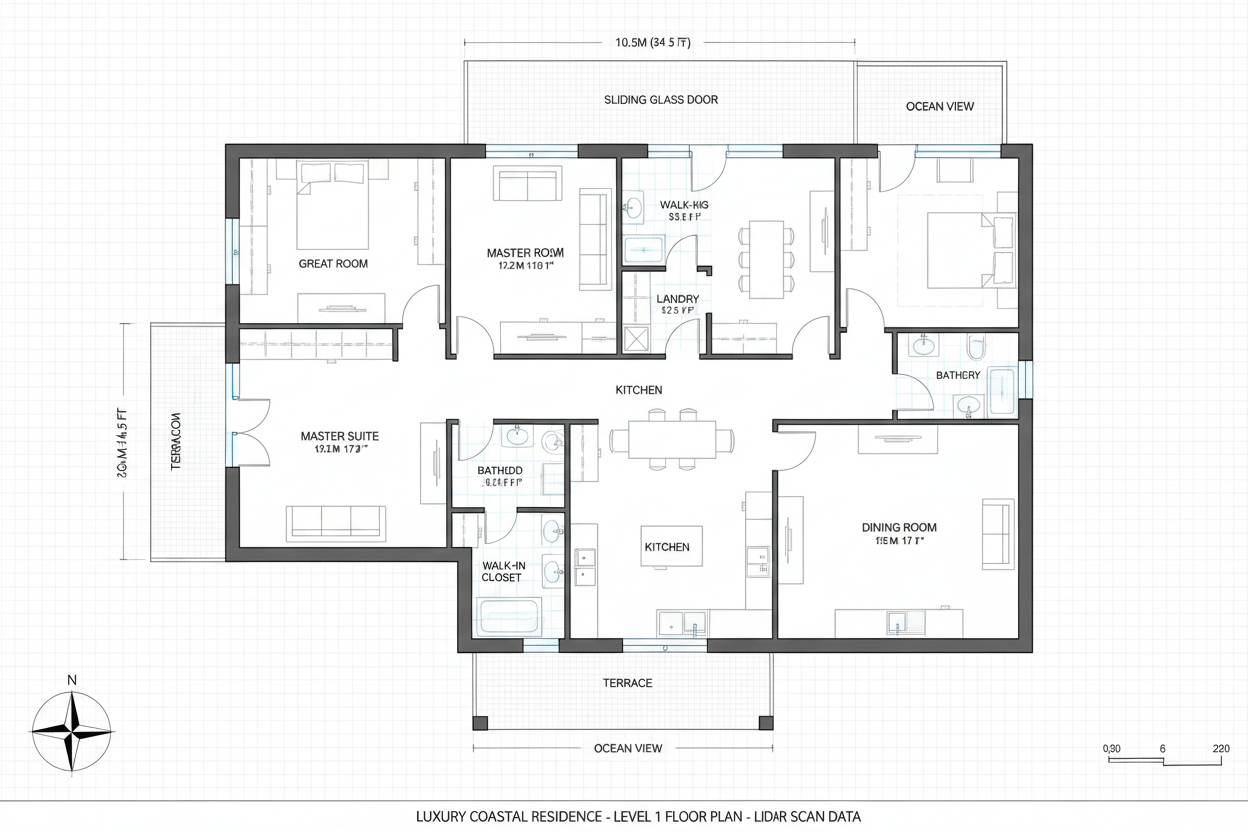 LiDAR Floor Plan